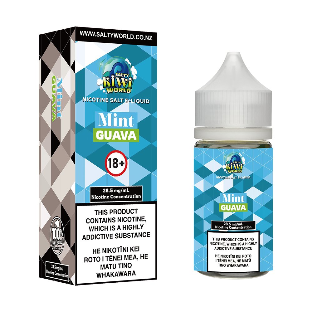 Mint Guava Nicotine Salt E - liquid | Shosha Vape NZ