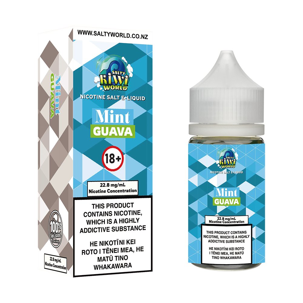 Mint Guava Nicotine Salt E - liquid | Shosha Vape NZ