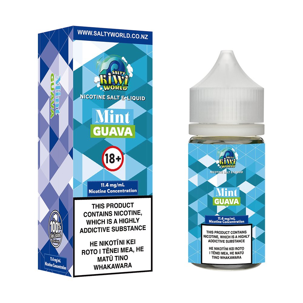 Mint Guava Nicotine Salt E - liquid | Shosha Vape NZ