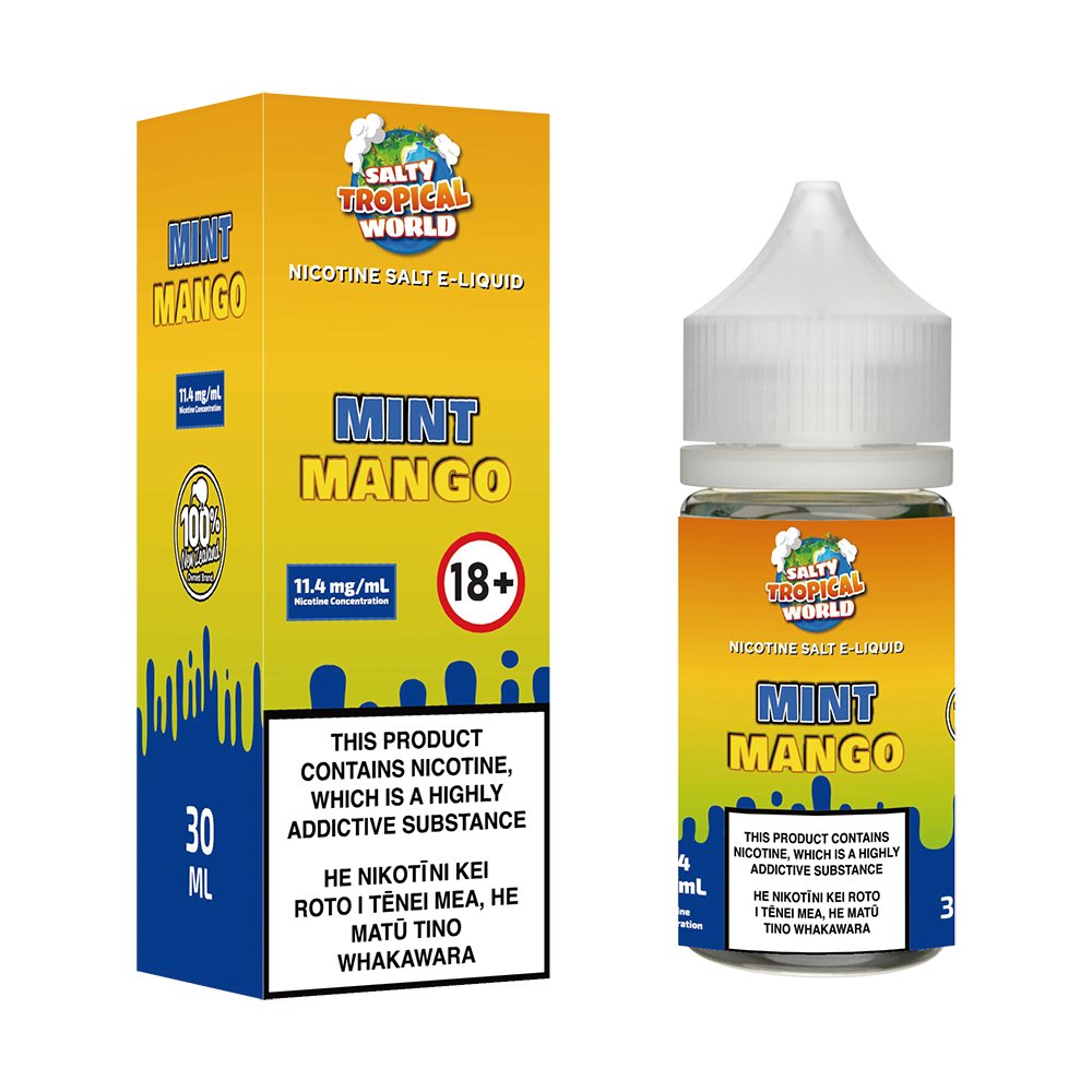 Mint Mango Nicotine Salt E - Liquid | Shosha Vape NZ