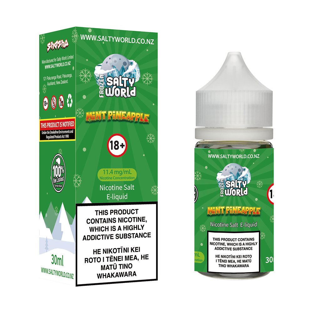 Mint Pineapple Nicotine Salt E - Liquid | Shosha Vape NZ