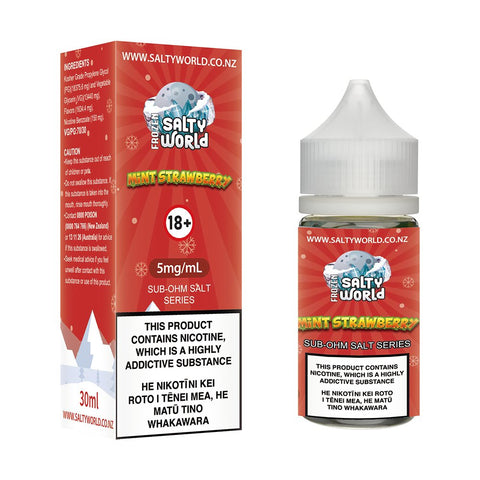 Mint Strawberry Sub - Ohm Nicotine Salt E - liquid | Shosha Vape NZ