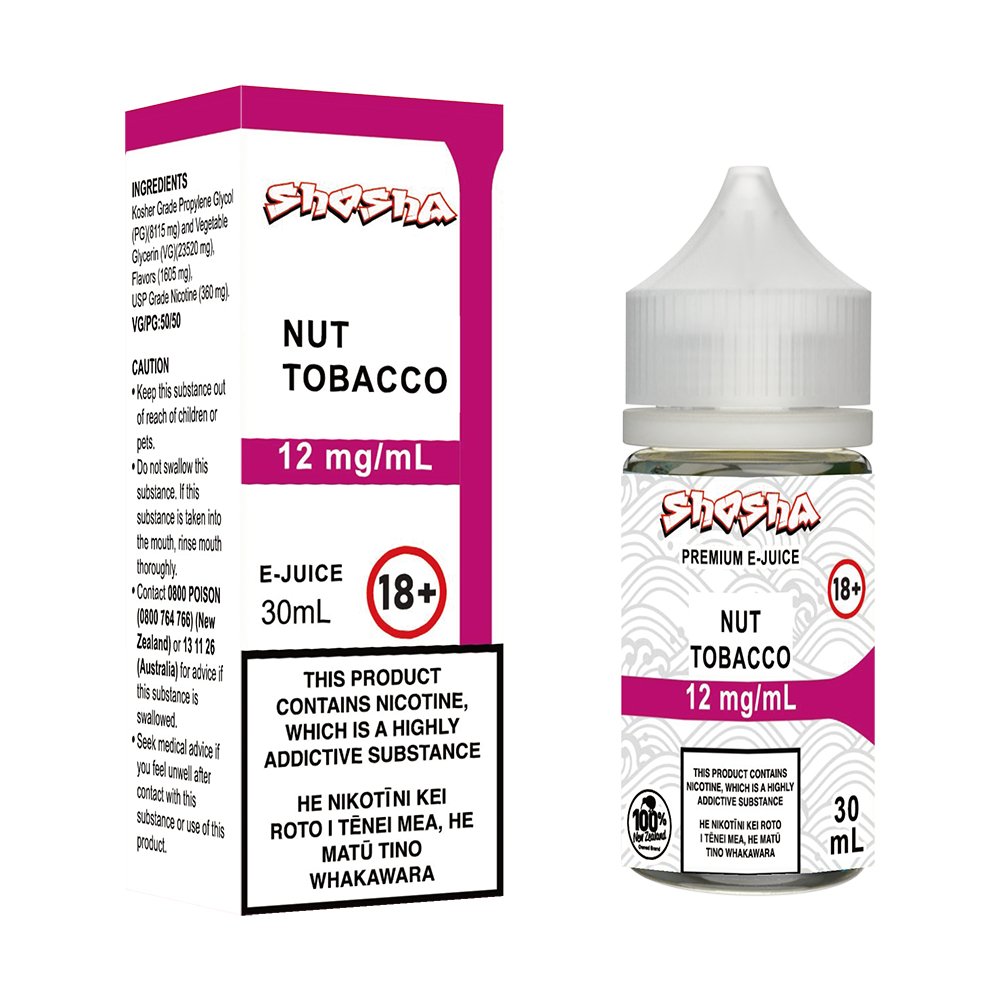 Nut Tobacco E - Liquid | Shosha Vape NZ