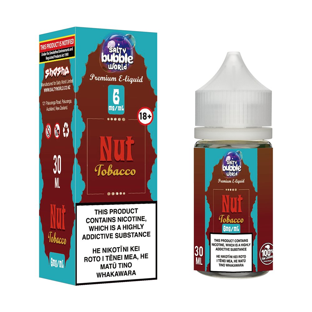 Nut Tobacco E - liquid | Shosha Vape NZ