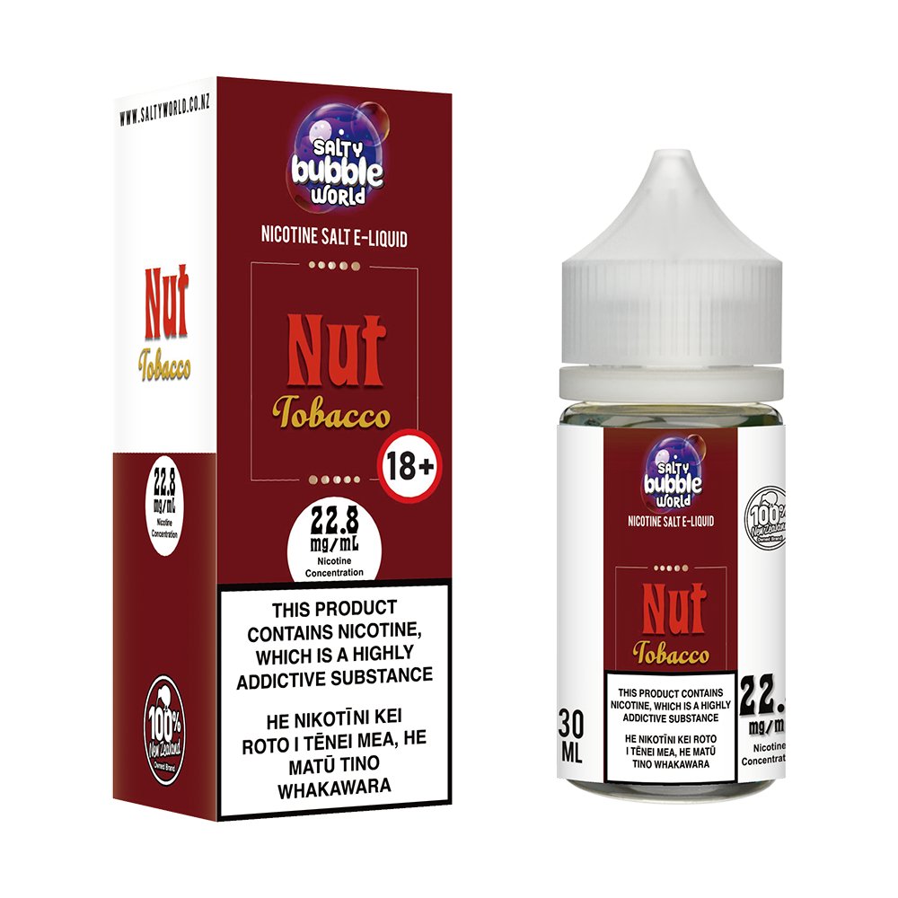 Nut Tobacco Nicotine Salt E - liquid | Shosha Vape NZ