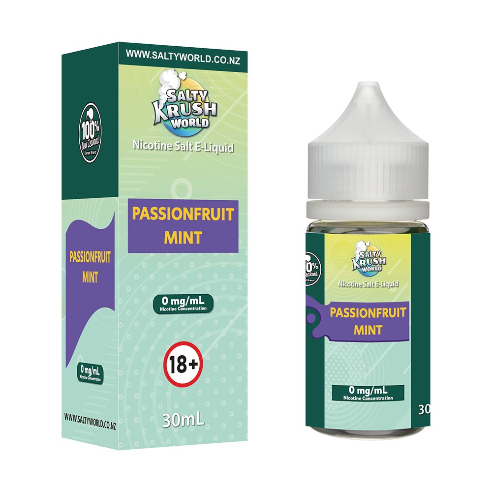 Passionfruit Mint Nicotine Salt E - Liquid | Shosha Vape NZ