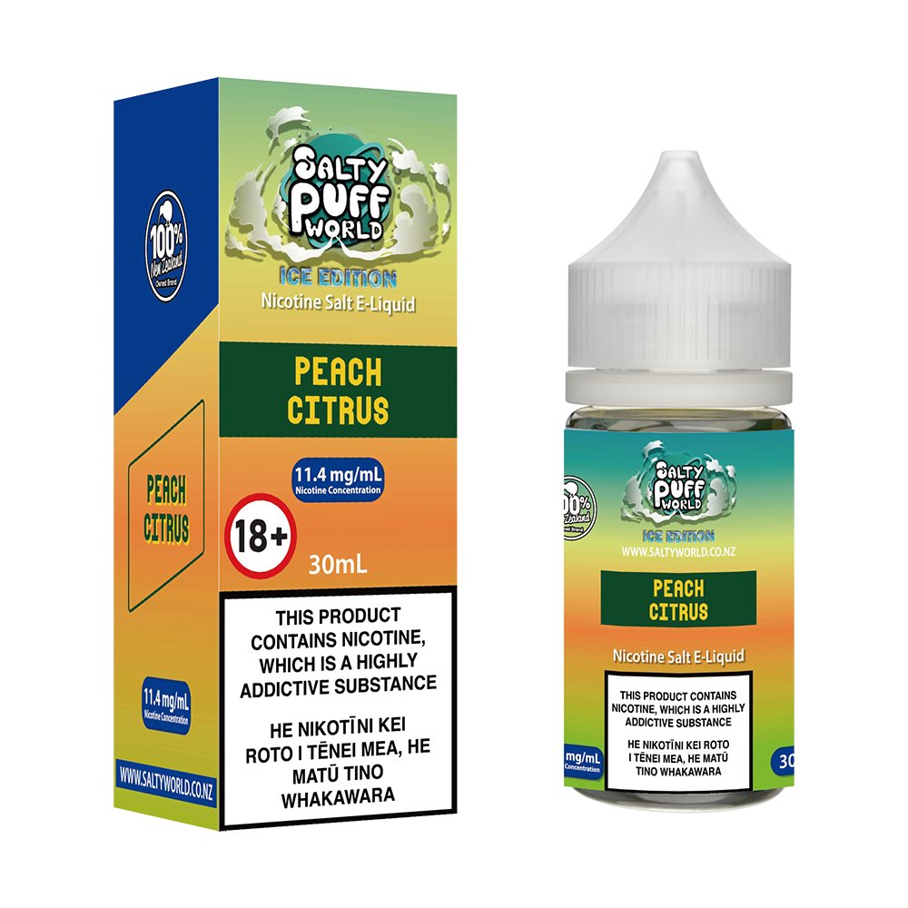 Peach Citrus Nicotine Salt E - Liquid | Shosha Vape NZ