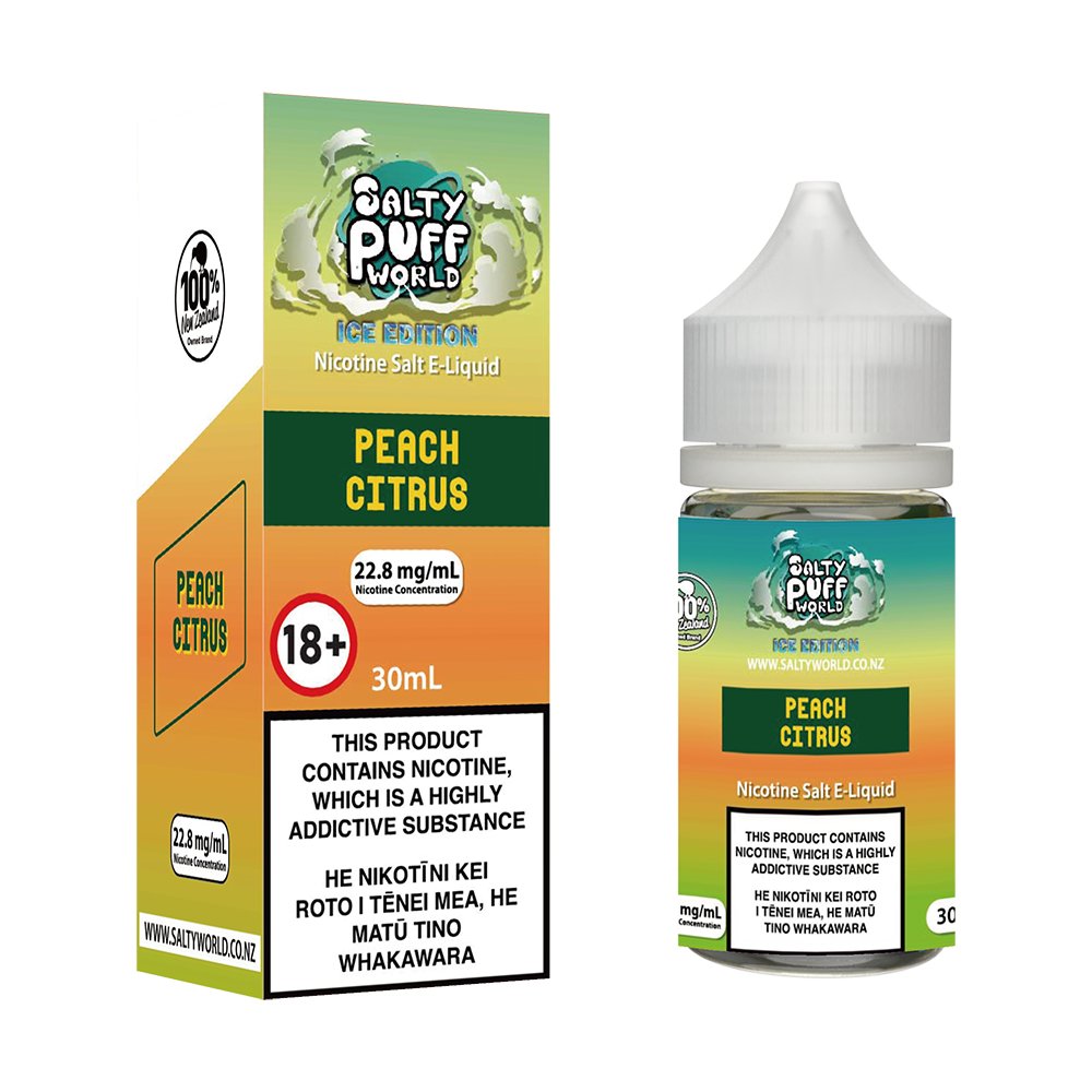 Peach Citrus Nicotine Salt E - Liquid | Shosha Vape NZ