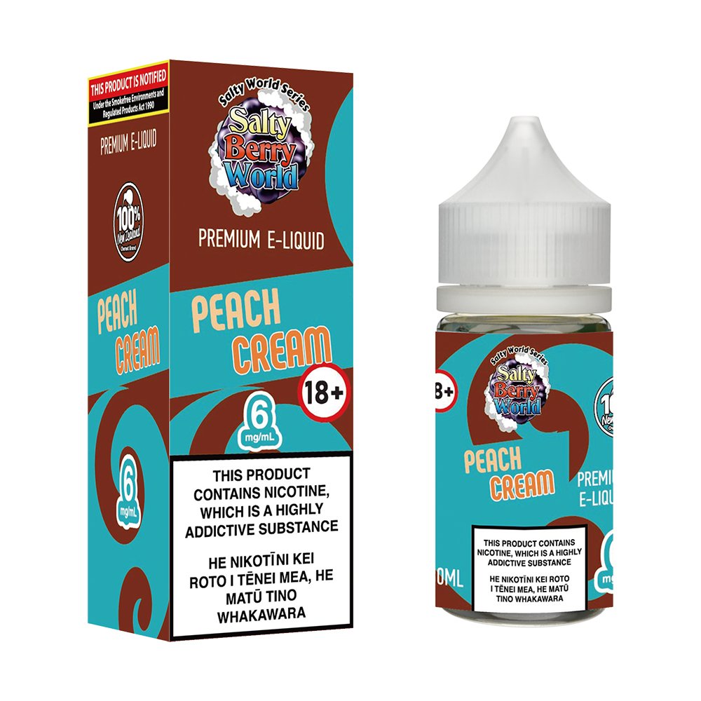 Peach Cream E - liquid | Shosha Vape NZ