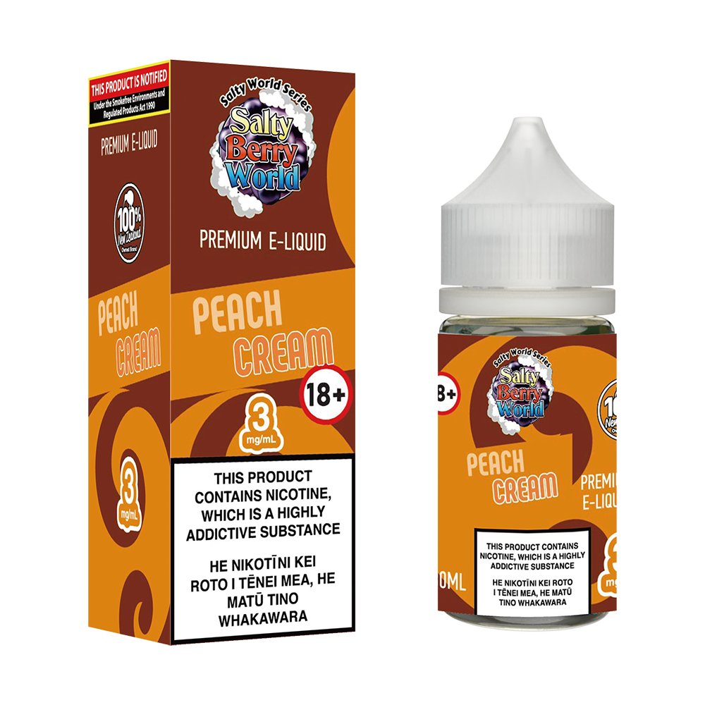 Peach Cream E - liquid | Shosha Vape NZ