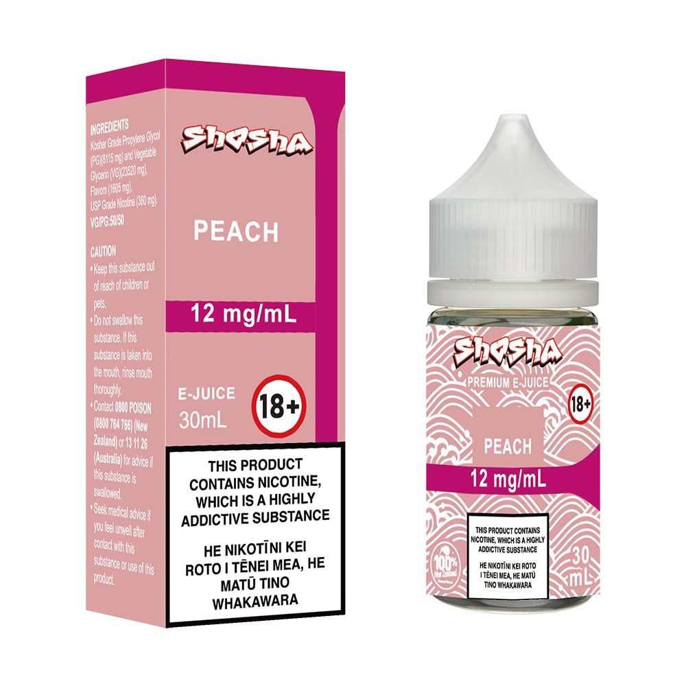 Peach E - Liquid | Shosha Vape NZ