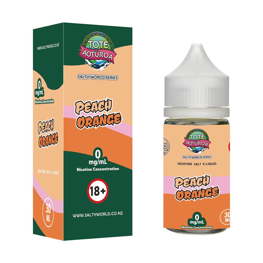 Peach Orange Nicotine Salt E - liquid | Shosha Vape NZ