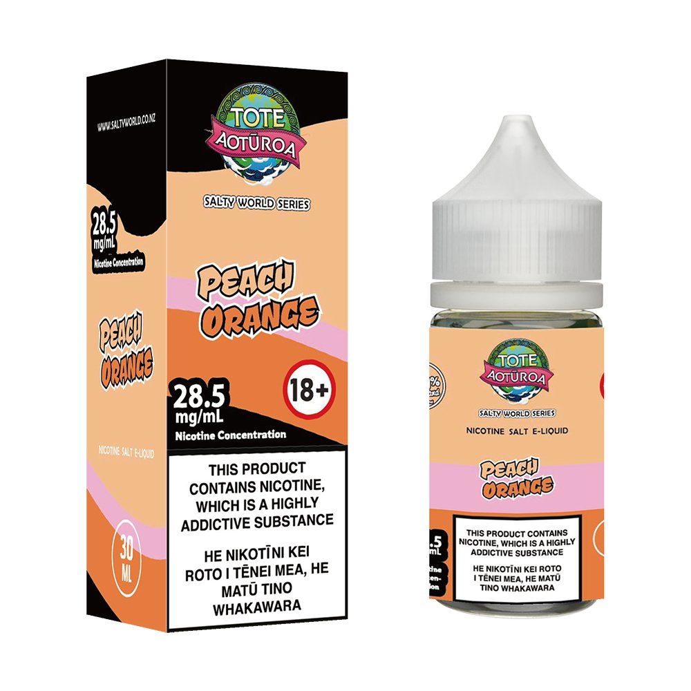 Peach Orange Nicotine Salt E - liquid | Shosha Vape NZ