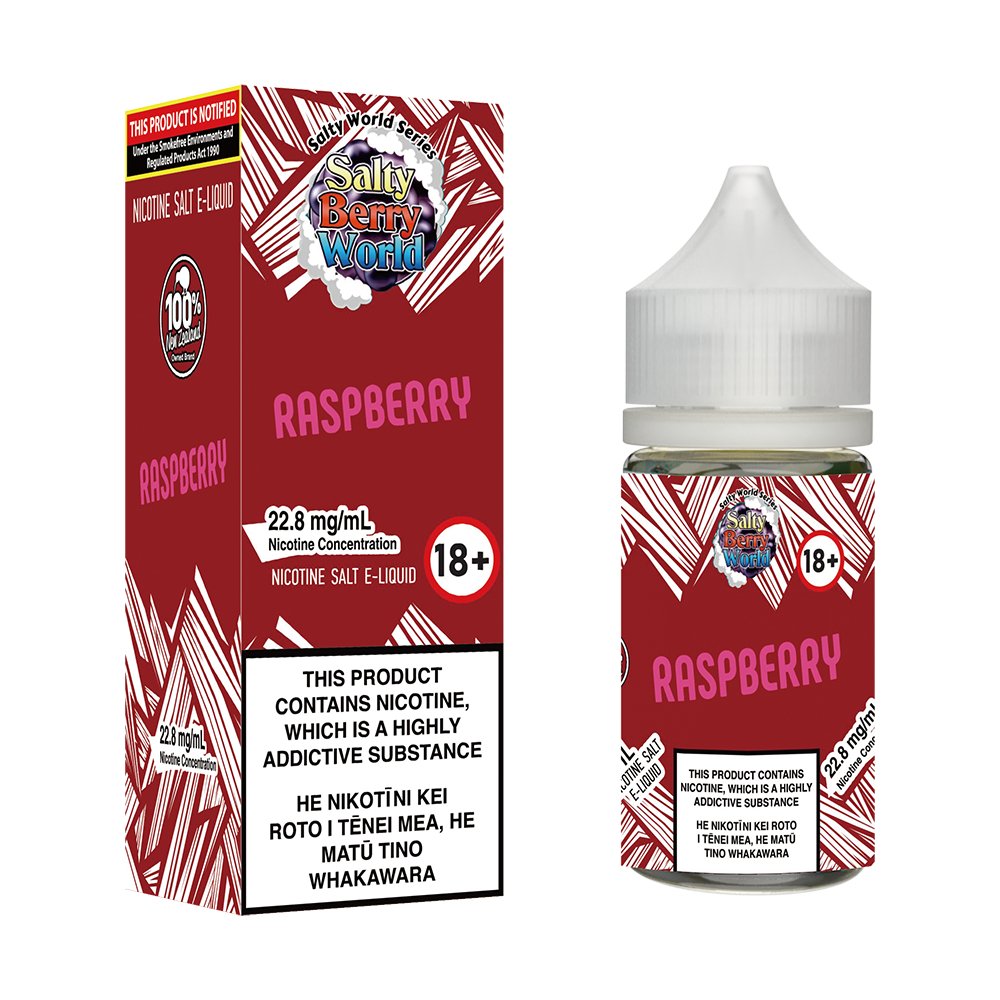 Raspberry Nicotine Salt E - liquid | Shosha Vape NZ