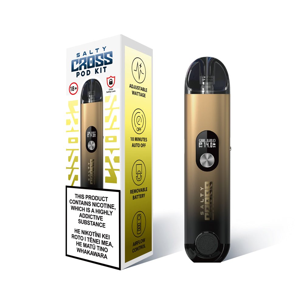 Salty CROSS Pod Kit | Shosha Vape NZ