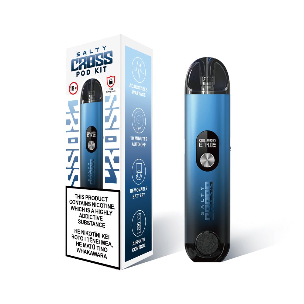 Salty CROSS Pod Kit | Shosha Vape NZ