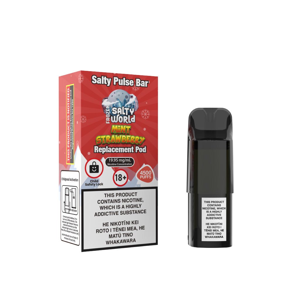 Salty Pulse Bar Disposable Vape Pre - filled Replacement Pods | Shosha Vape NZ