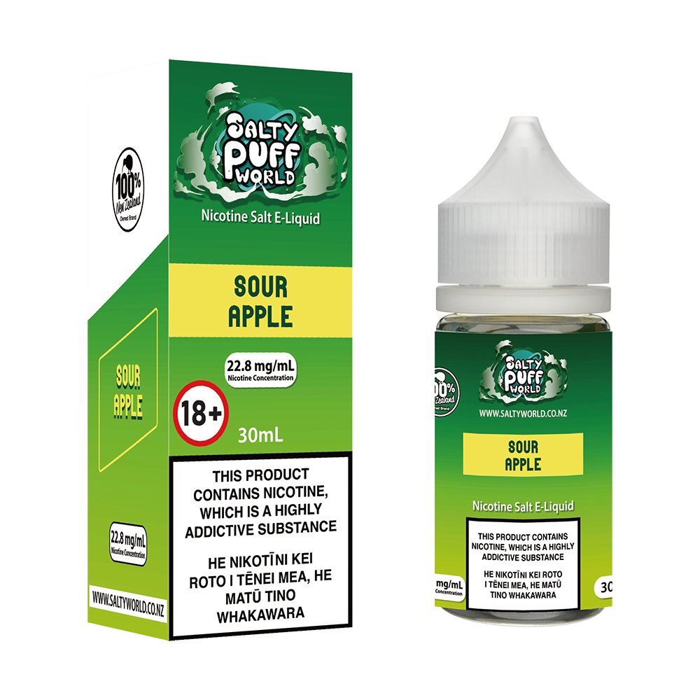 Sour Apple Nicotine Salt E - Liquid | Shosha Vape NZ