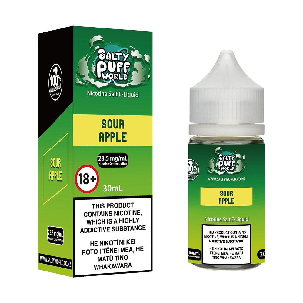 Sour Apple Nicotine Salt E - Liquid | Shosha Vape NZ