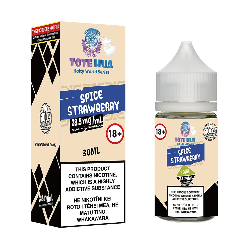 Spice Strawberry Nicotine Salt E - liquid | Shosha Vape NZ