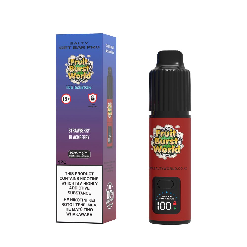 Strawberry Blackberry - Salty GET Bar PRO Disposable Vape | Shosha Vape NZ