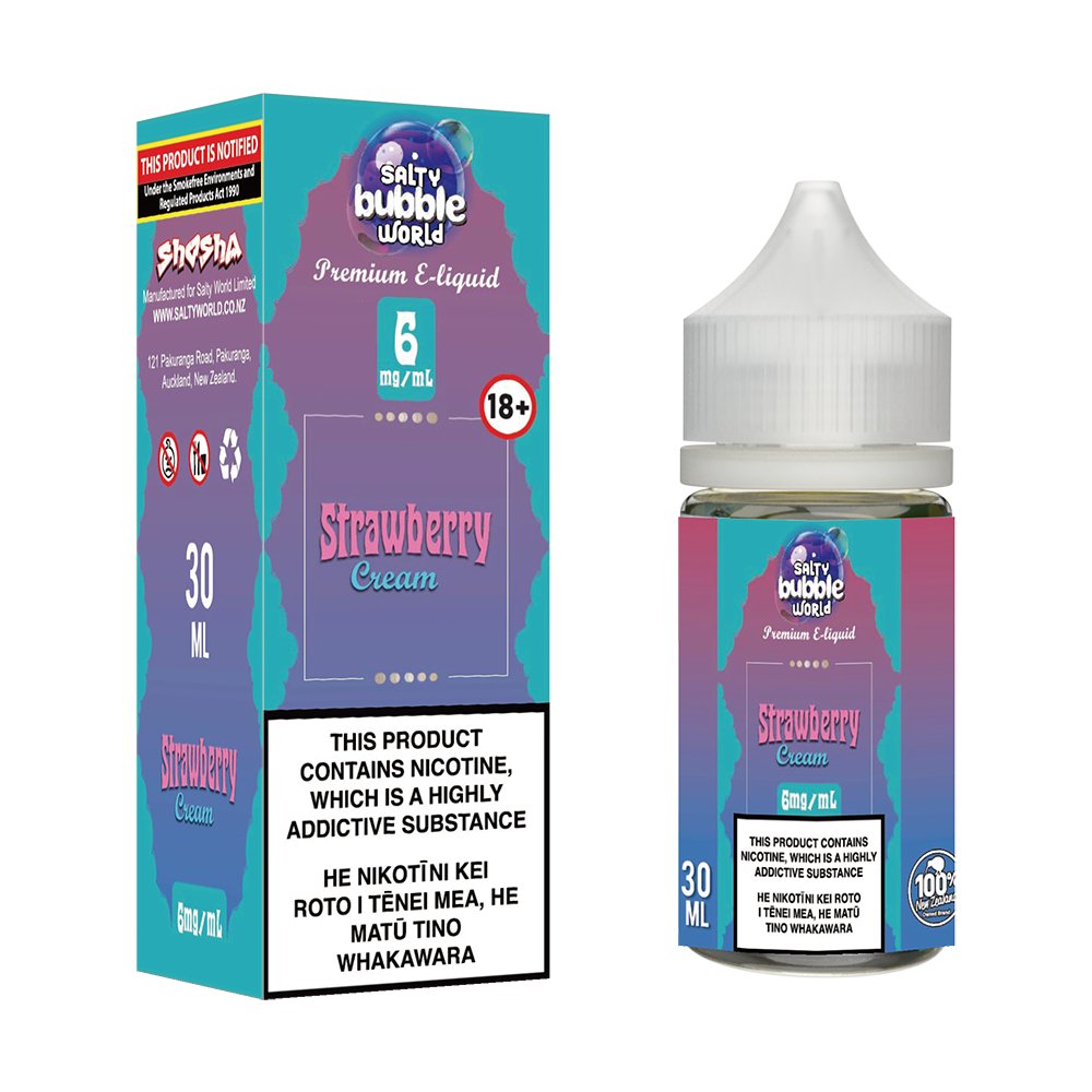 Strawberry Cream E - liquid | Shosha Vape NZ