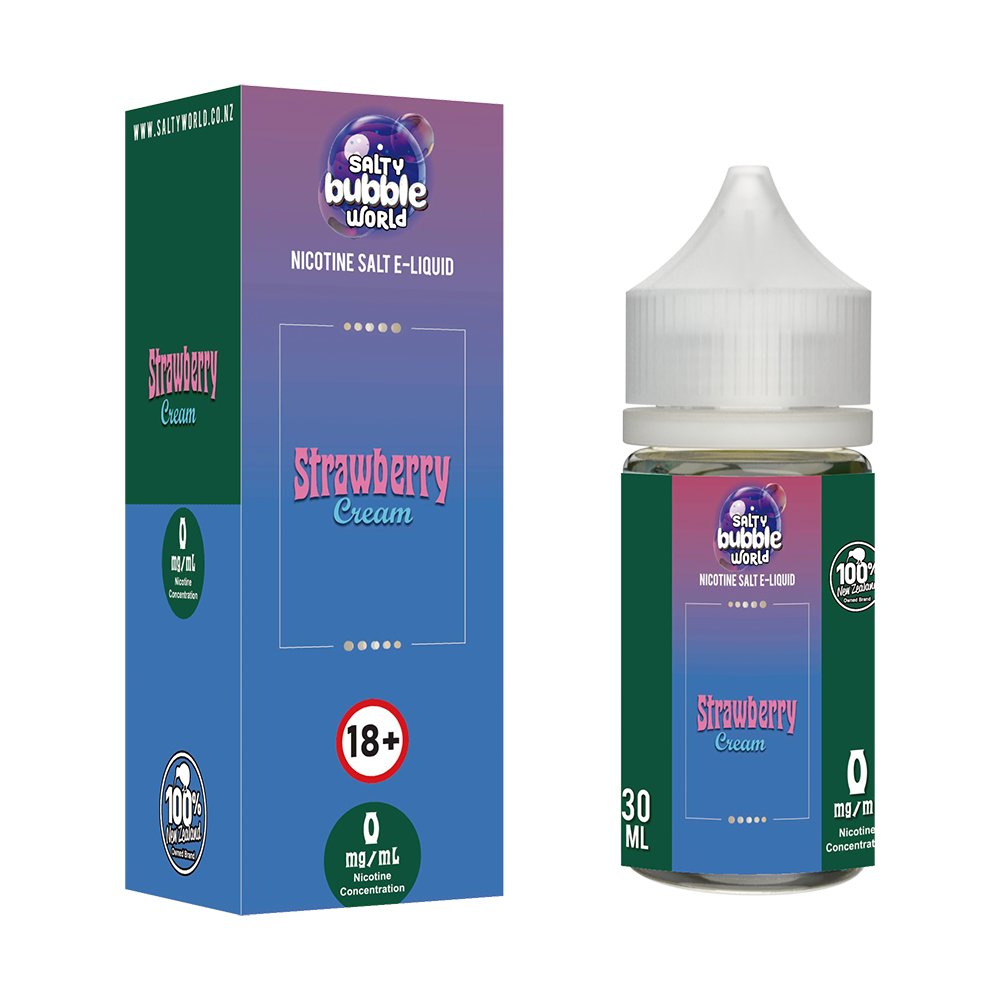 Strawberry Cream Nicotine Salt E - liquid | Shosha Vape NZ