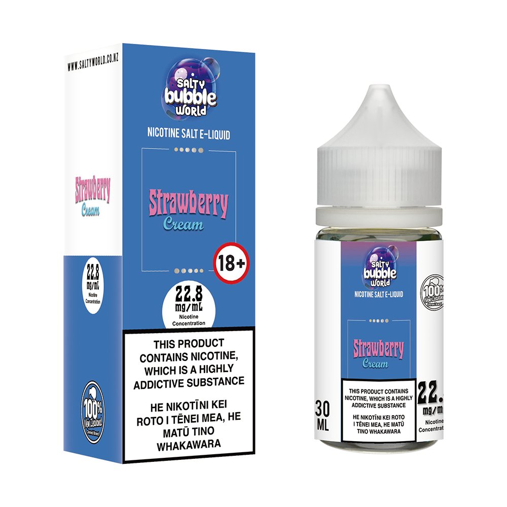 Strawberry Cream Nicotine Salt E - liquid | Shosha Vape NZ