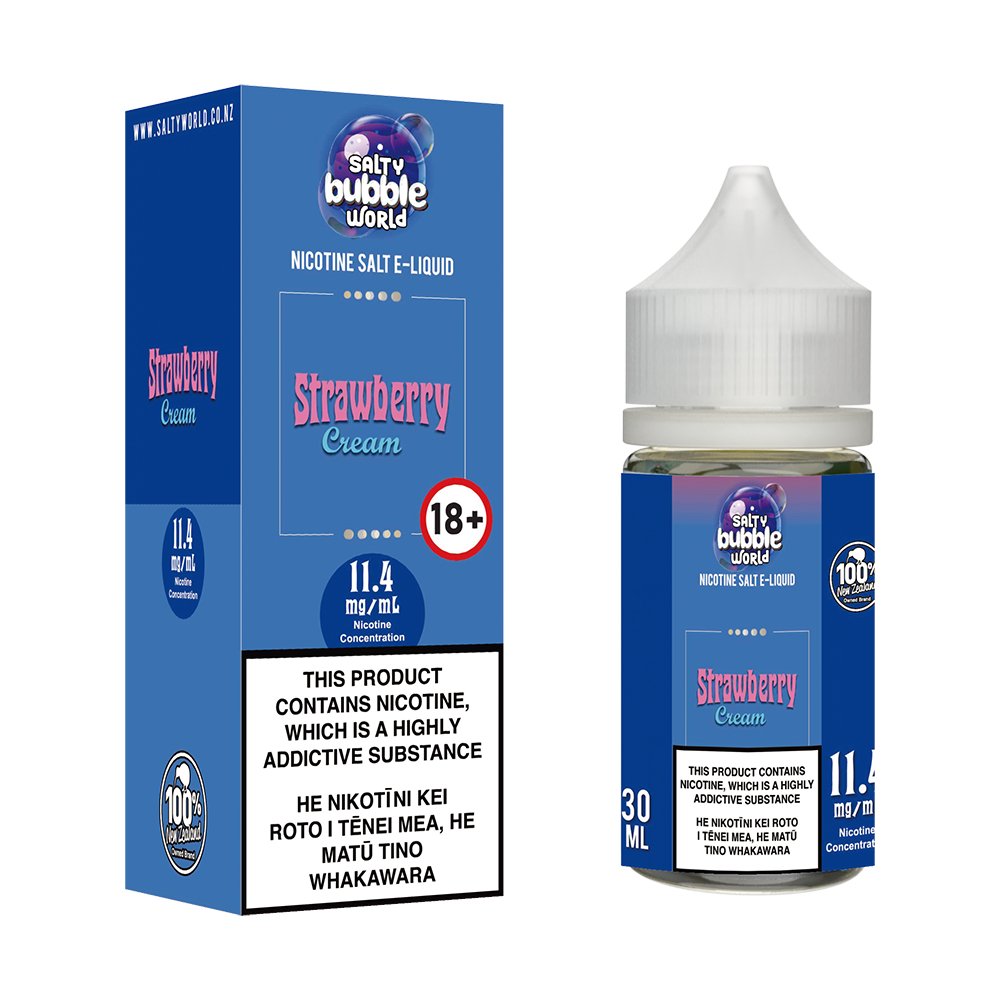 Strawberry Cream Nicotine Salt E - liquid | Shosha Vape NZ