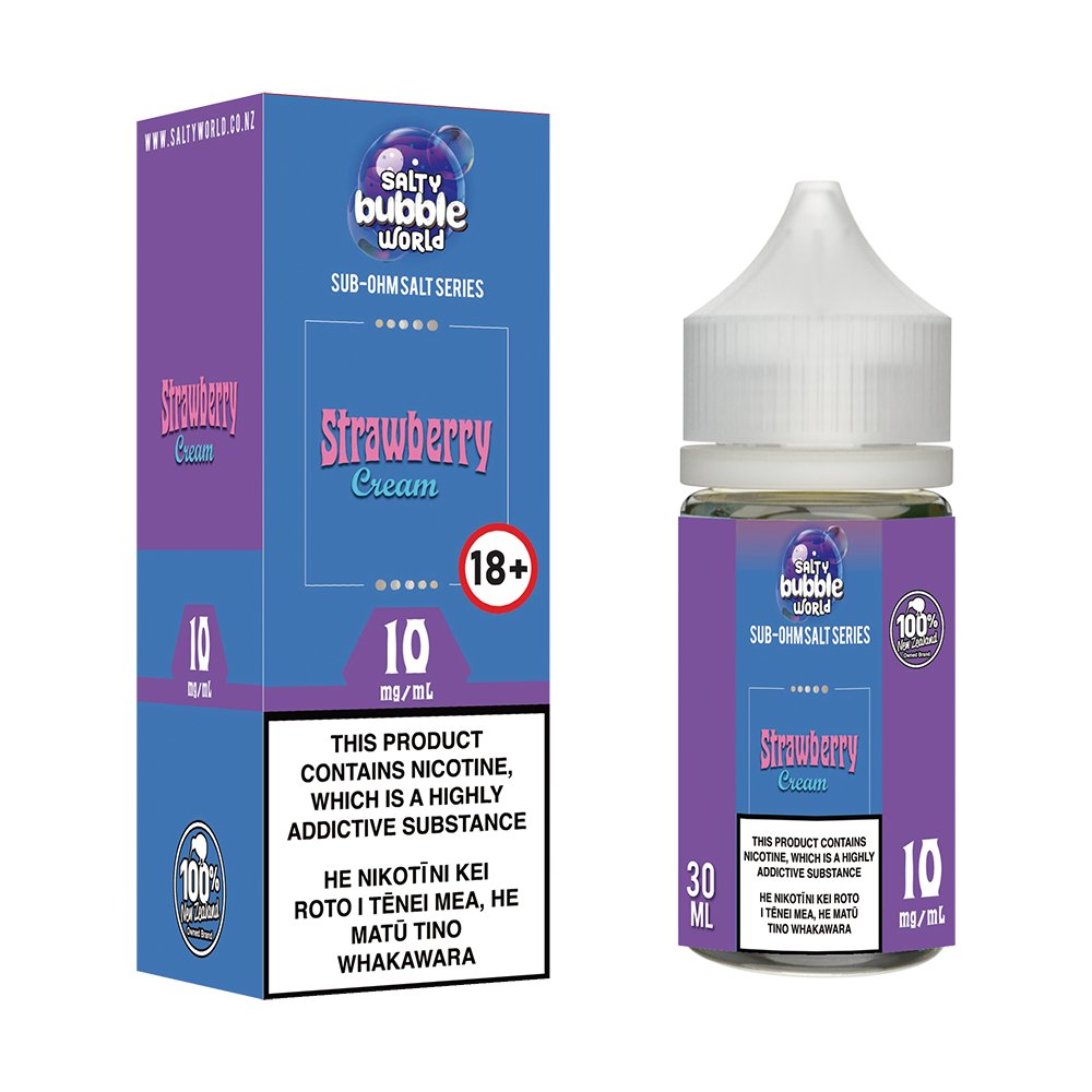 Strawberry Cream Sub - Ohm Nicotine Salt E - liquid | Shosha Vape NZ