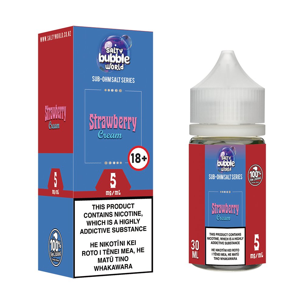 Strawberry Cream Sub - Ohm Nicotine Salt E - liquid | Shosha Vape NZ