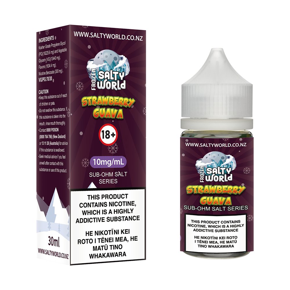 Strawberry Guava Sub - Ohm Nicotine Salt E - liquid | Shosha Vape NZ