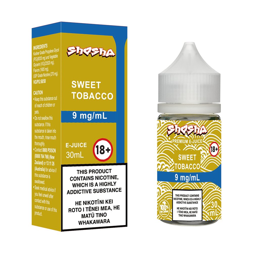 Sweet Tobacco E - Liquid | Shosha Vape NZ