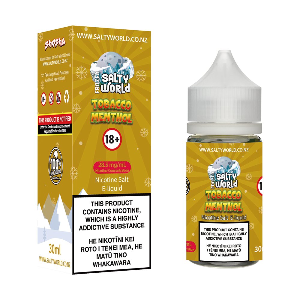 Tobacco Menthol Nicotine Salt E - liquid | Shosha Vape NZ