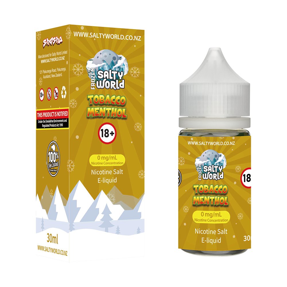 Tobacco Menthol Nicotine Salt E - liquid | Shosha Vape NZ