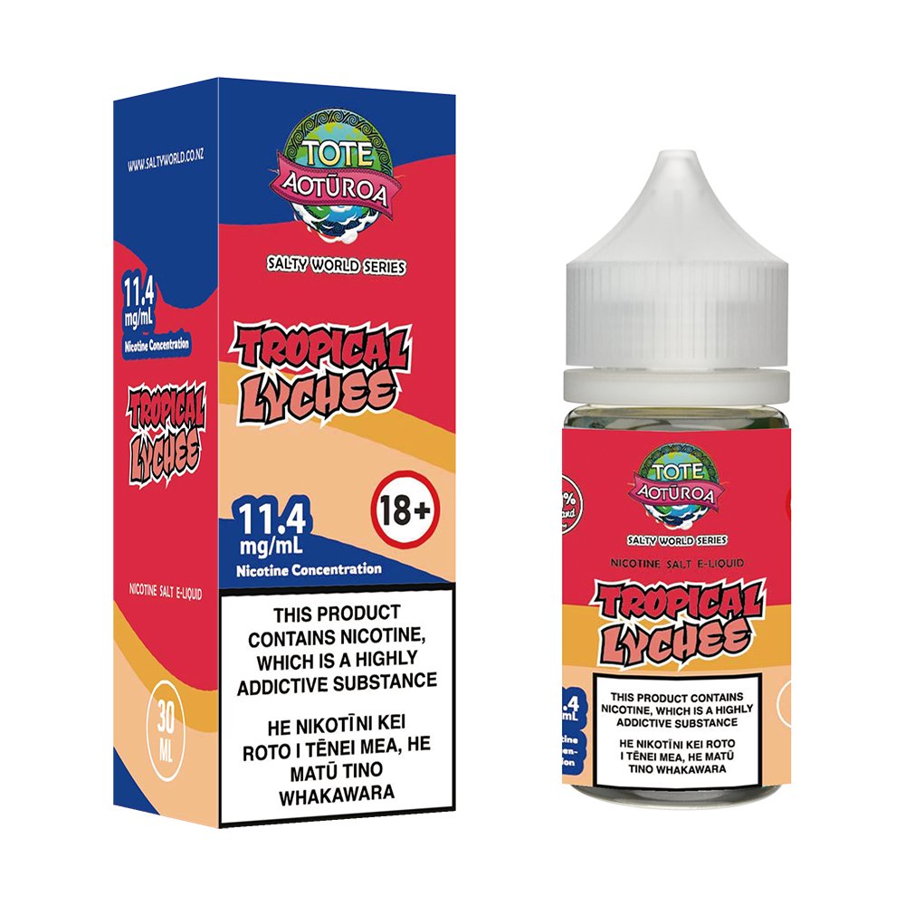 Tropical Lychee Nicotine Salt E - liquid | Shosha Vape NZ