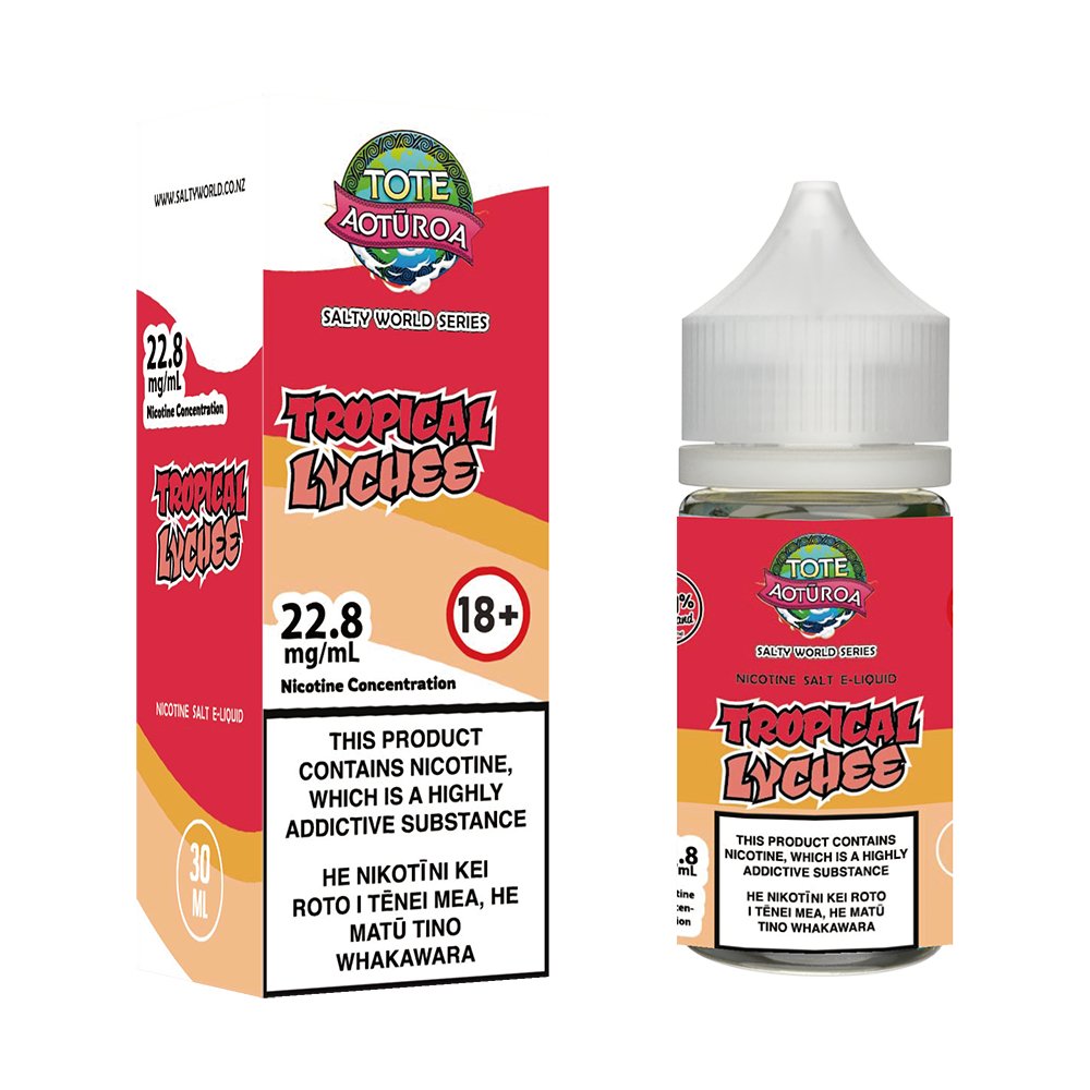 Tropical Lychee Nicotine Salt E - liquid | Shosha Vape NZ