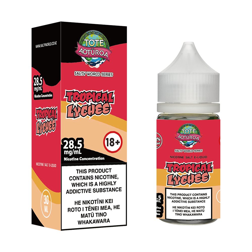 Tropical Lychee Nicotine Salt E - liquid | Shosha Vape NZ