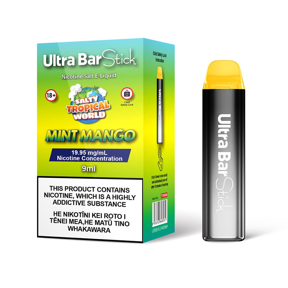 Ultra Bar Stick Mint Mango Disposable Vape | Shosha Vape NZ
