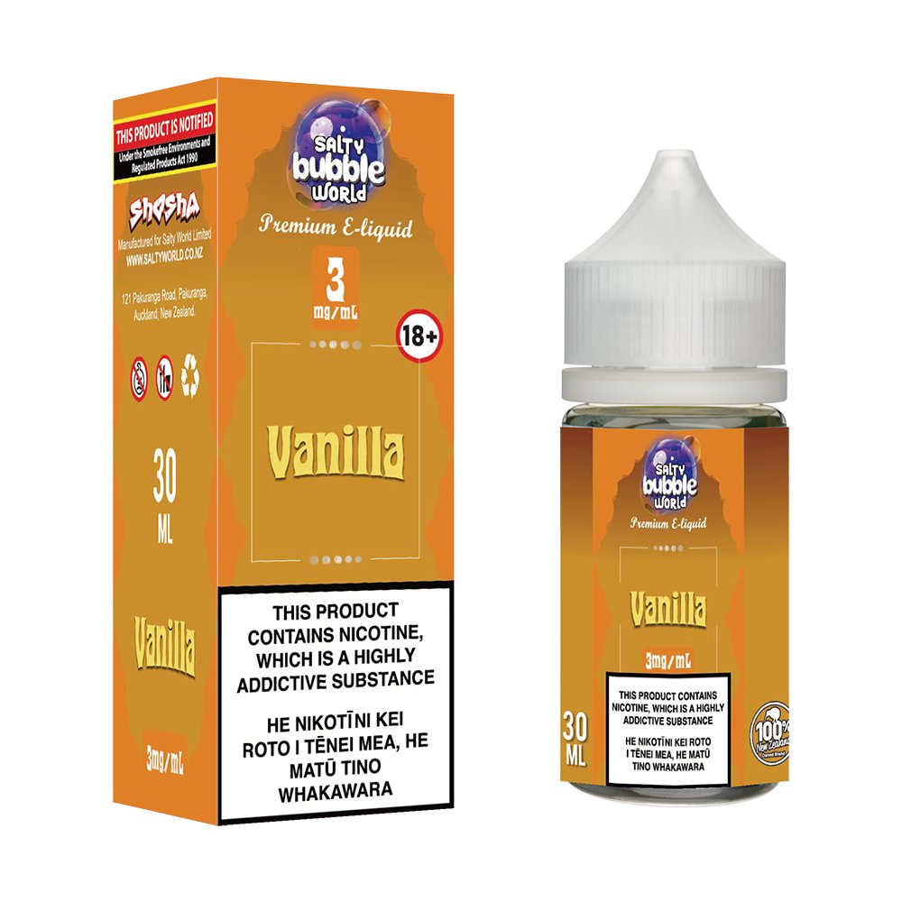 Vanilla E - liquid | Shosha Vape NZ