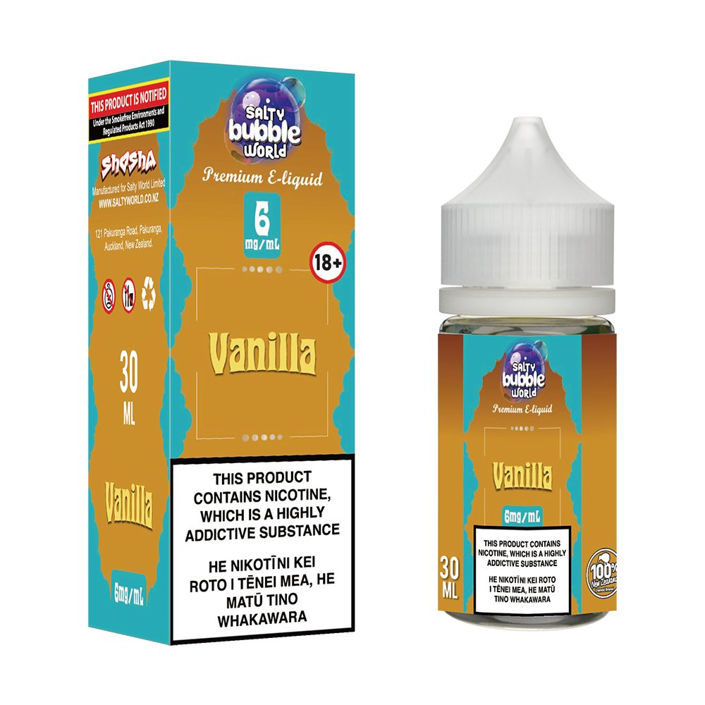 Vanilla E - liquid | Shosha Vape NZ