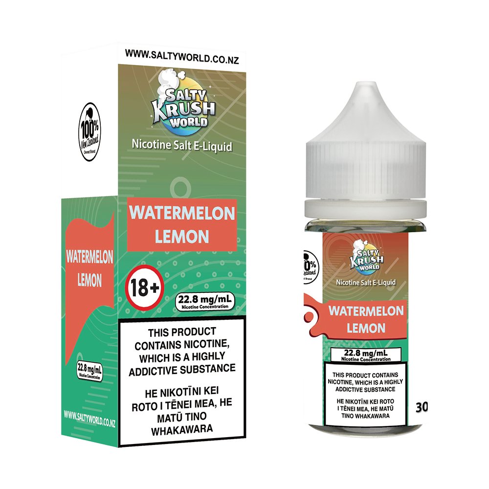 Watermelon Lemon Nicotine Salt E - liquid | Shosha Vape NZ