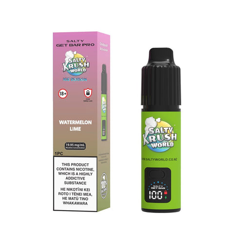 Watermelon Lime - Salty GET Bar PRO Disposable Vape | Shosha Vape NZ