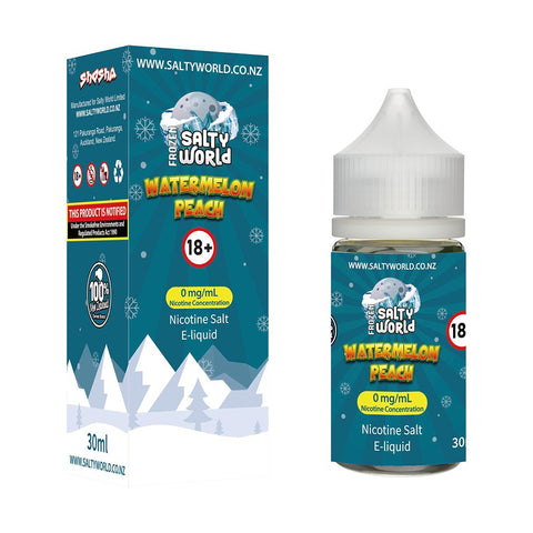 Watermelon Peach Nicotine Salt E - liquid | Shosha Vape NZ