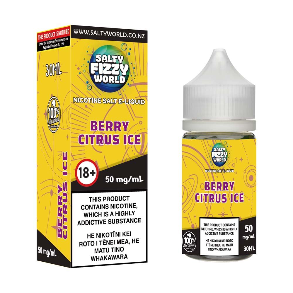 Berry Citrus Ice Nicotine Salt E-liquid | Shosha Vape NZ
